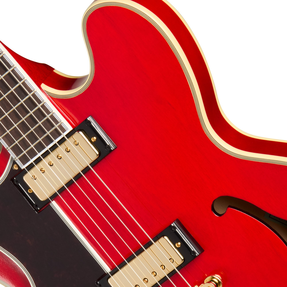 Epiphone Masterbilt Gem Archer Sheraton, Left-Handed, Cherry Red