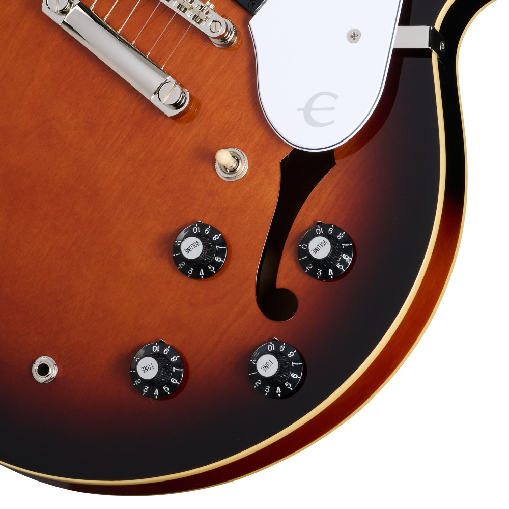 Epiphone Bonehead Riviera, Dark Tobacco Sunburst
