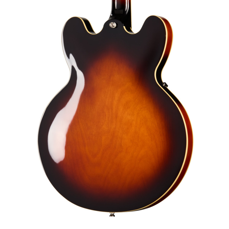 Epiphone Bonehead Riviera, Left-Handed, Dark Tobacco Sunburst