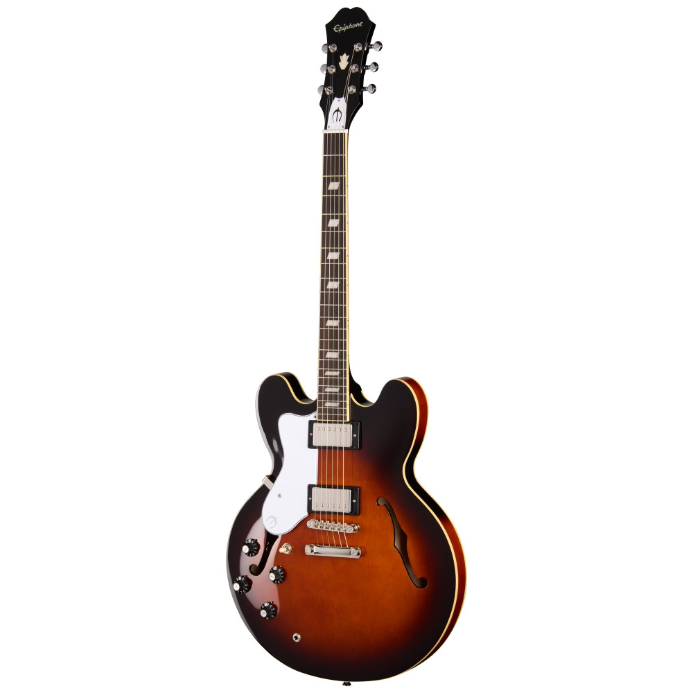 Epiphone Bonehead Riviera, Left-Handed, Dark Tobacco Sunburst