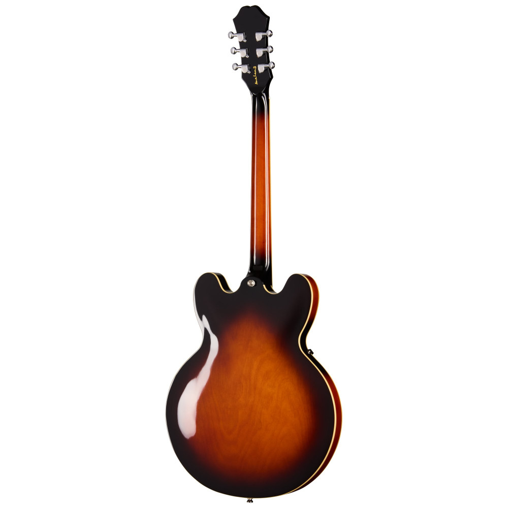 Epiphone Bonehead Riviera, Left-Handed, Dark Tobacco Sunburst