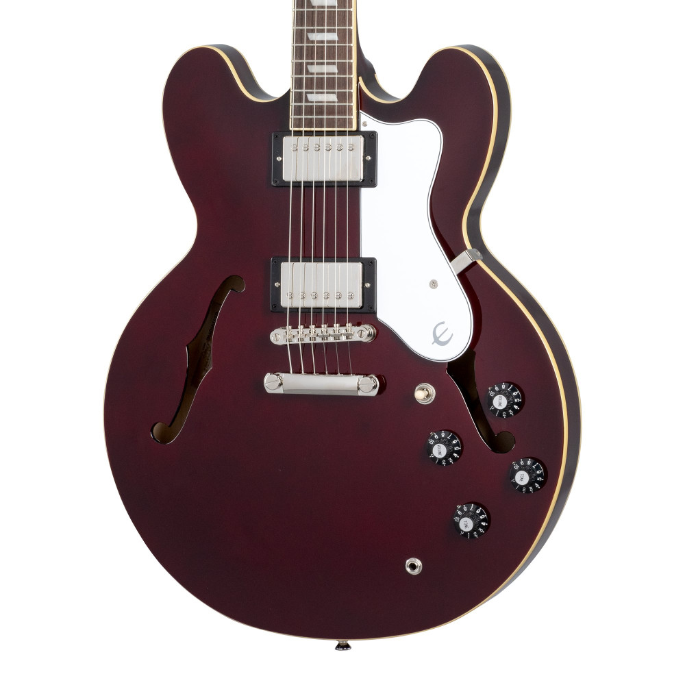 Epiphone Noel Gallagher Riviera, Dark Wine Red, Dark Red Wine