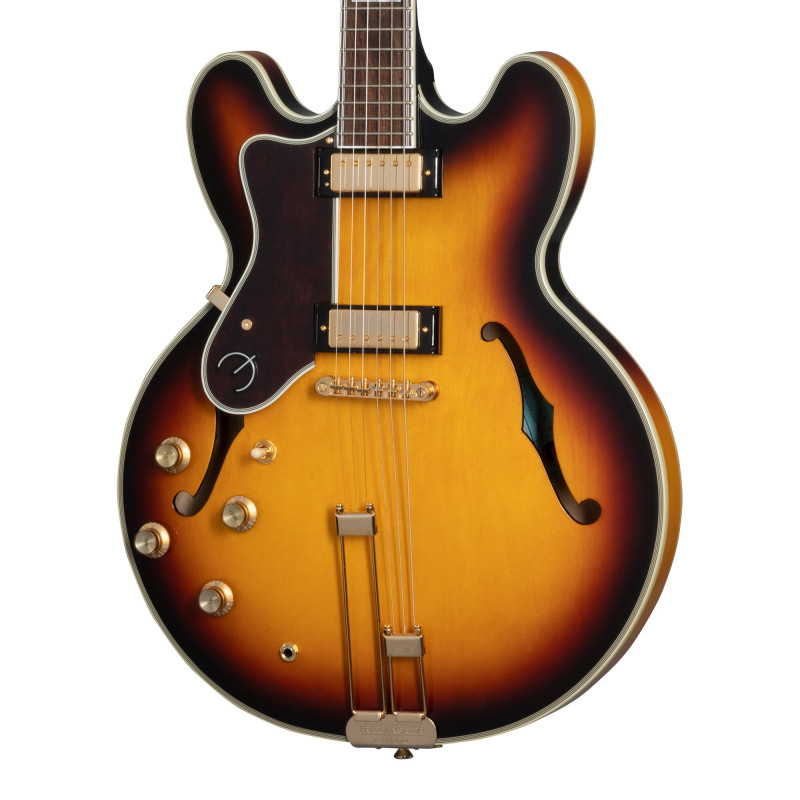 Epiphone Sheraton, Left-Handed, Vintage Sunburst