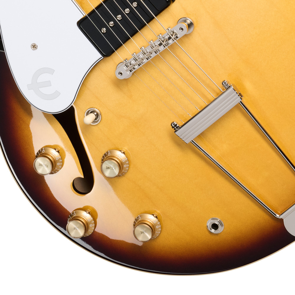 Epiphone USA Casino, Left-Handed, Vintage Sunburst, Vintage Burst