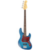 FGN FGBMJ2RTBS Electric Bass,Boundary MJ, FGN Pickups J.J. Style, Transp. Blue Sunb.,Gigbag