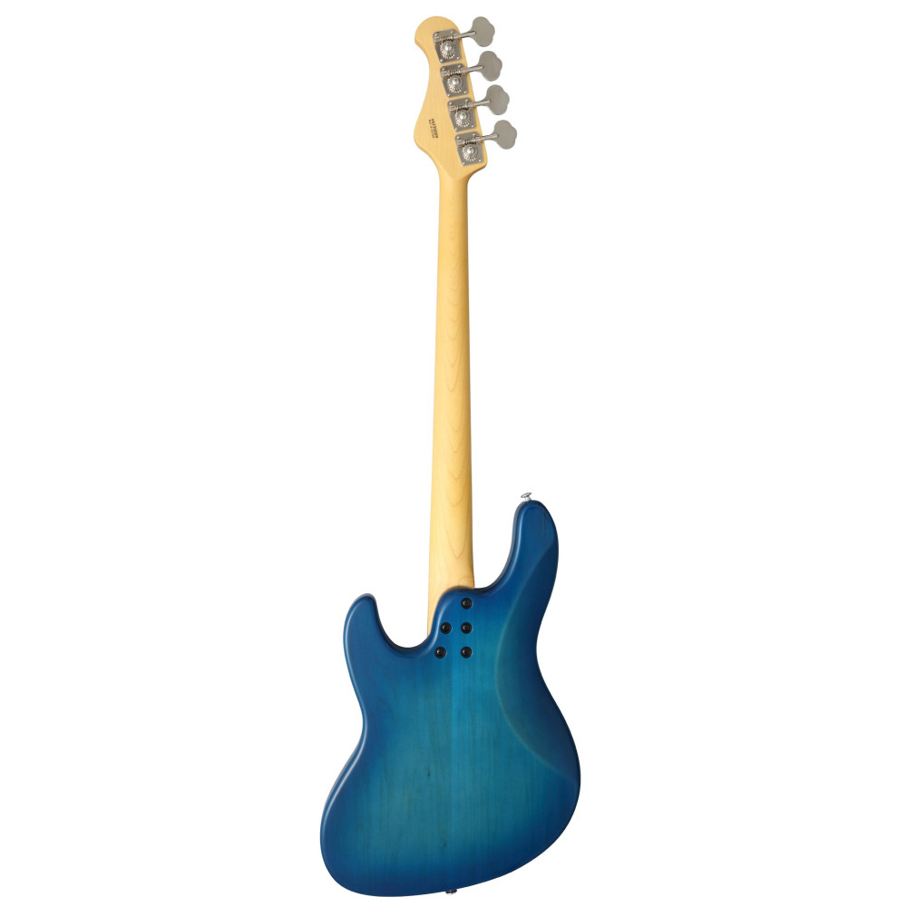 FGN FGBMJ2RTBS Electric Bass,Boundary MJ, FGN Pickups J.J. Style, Transp. Blue Sunb.,Gigbag