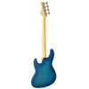 FGN FGBMJ2RTBS Electric Bass,Boundary MJ, FGN Pickups J.J. Style, Transp. Blue Sunb.,Gigbag