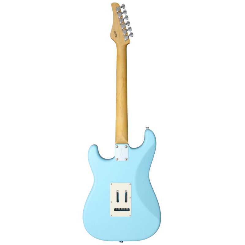 FGN FGBSTHSSRMBU Electric Guitar, Boundary ST, FGN Pickups H.S.S., Mint Blue, Gig Bag