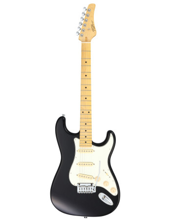 FGN FGBSTMBK Electric Guitar, Boundary ST, 3 x FGN Singlecoil, Black, Gigbag