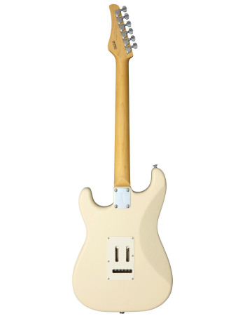 FGN FGBSTMOLW Electric Guitar, Boundary ST, 3 x FGN Singlecoil, Olympic White, Gigbag