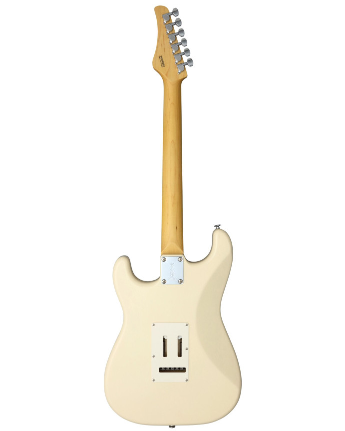 FGN FGBSTMOLW Electric Guitar, Boundary ST, 3 x FGN Singlecoil, Olympic White, Gigbag