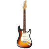 FGN FGBSTR3TS Electric Guitar, Boundary ST, 3 x FGN Singlecoil, 3-Tone Sunburst, Gigbag