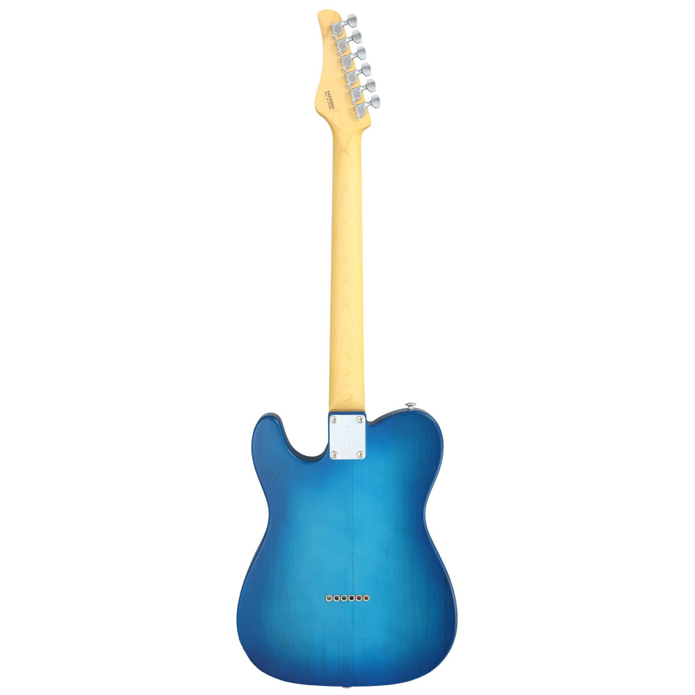 FGN FGBTLMBS Electric Guitar, Boundary TL,FGN Pickups S.S., Transparent Blue Sunb.,Gigbag
