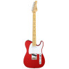 FGN FGBTLMCAR Electric Guitar, Boundary TL, FGN Pickups S.S., Candy Apple Red, Gig Bag