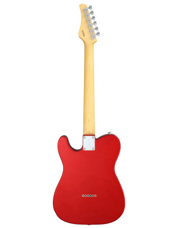 FGN FGBTLMCAR Electric Guitar, Boundary TL, FGN Pickups S.S., Candy Apple Red, Gig Bag