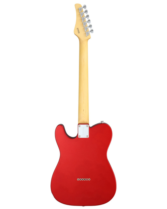FGN FGBTLMCAR Electric Guitar, Boundary TL, FGN Pickups S.S., Candy Apple Red, Gig Bag