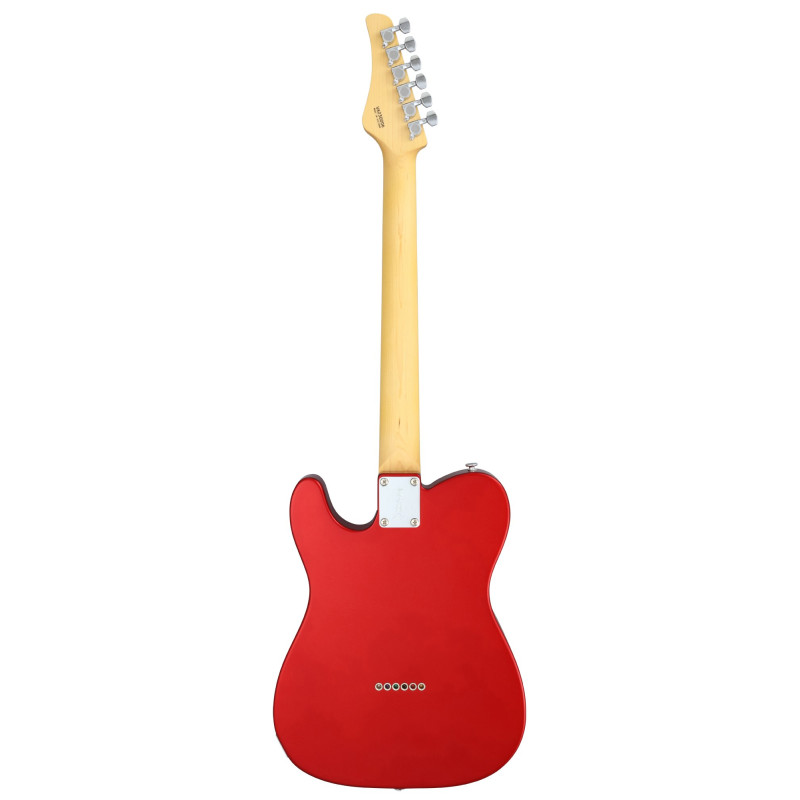 FGN FGBTLMCAR Electric Guitar, Boundary TL, FGN Pickups S.S., Candy Apple Red, Gig Bag