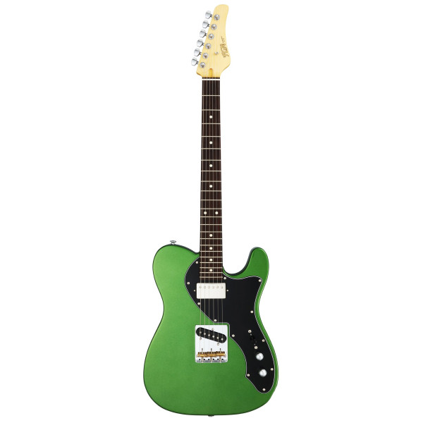 FGN FGBTLMHGM Electric Guitar, Boundary TL, FGN Pickups S.H., Hyla Green Metallic, Gig Bag