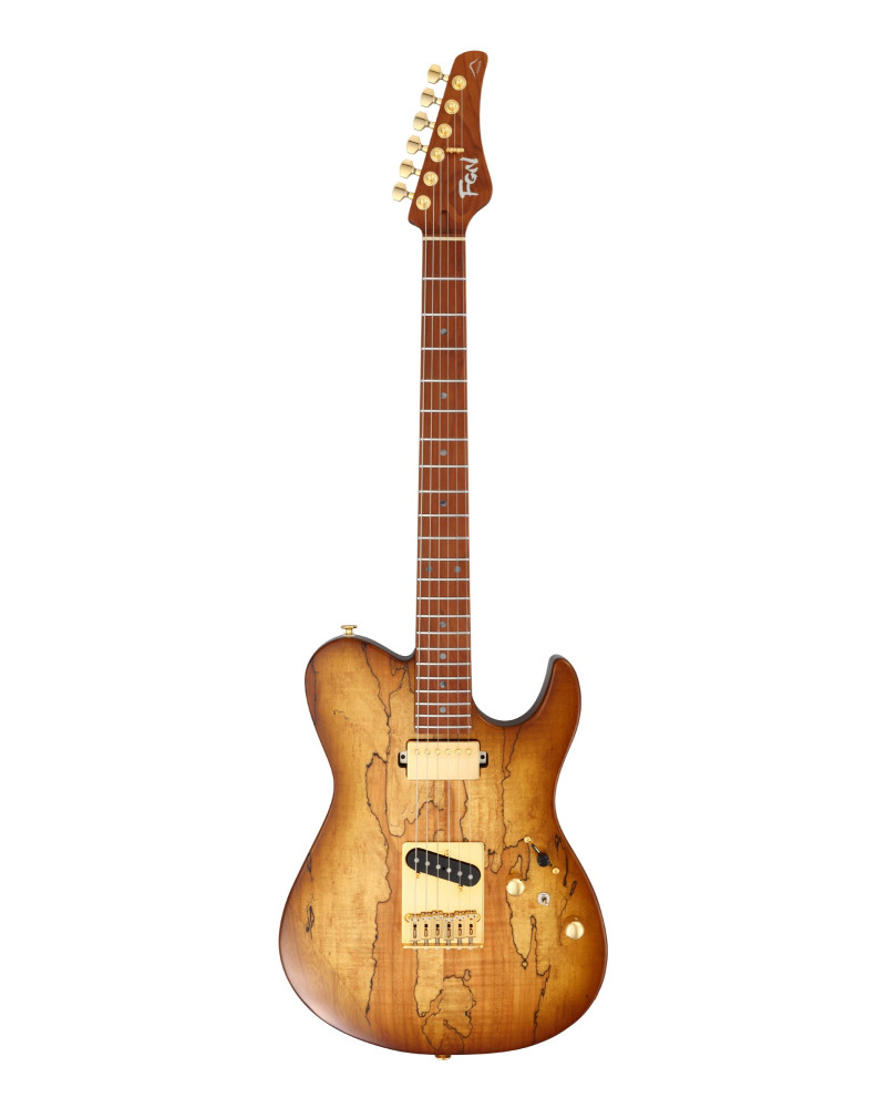 FGN FGEILEW1HSRMHCB Electric Guitar, Expert Iliad EW, Hojicha Burst, Case