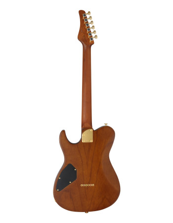 FGN FGEILEW1HSRMHCB Electric Guitar, Expert Iliad EW, Hojicha Burst, Case