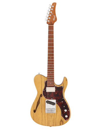 FGN FGEILTASHHSRMVNT Electric Guitar, Expert Iliad, Thinline Body, Vintage Natural, Case