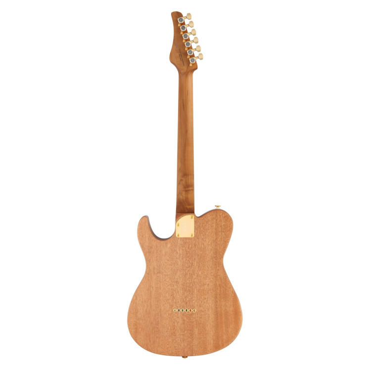 FGN FGEILTEW3HSMR Electric Guitar, Expert Iliad EW, Thinline Body, Natural Flat, Case