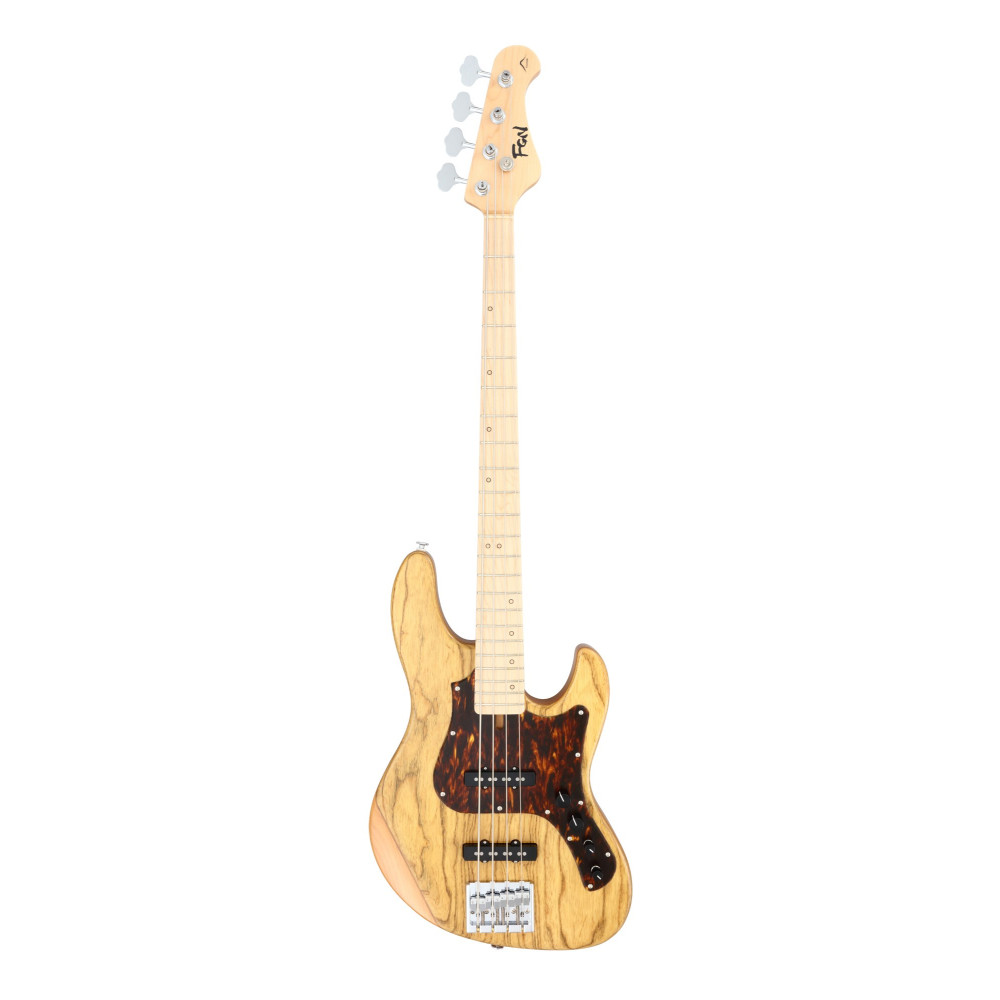 FGN FGEMJ2ASHALMVNT Bass Guitar, Expert Mighty Jazz, Vintge Natural, Softcase