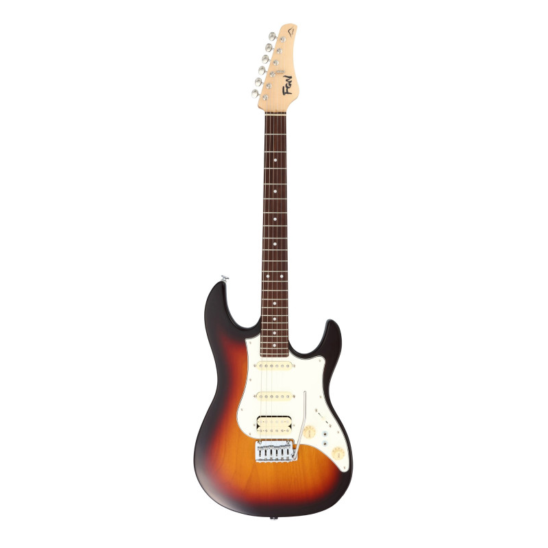 FGN FGEOS2ALRVSB Electric Guitar, Expert Odyssey, Vintage Sunburst, Case
