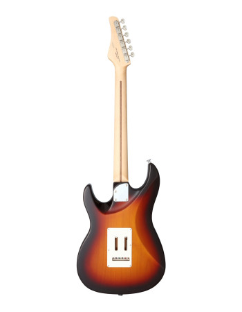FGN FGEOS2ALRVSB Electric Guitar, Expert Odyssey, Vintage Sunburst, Case