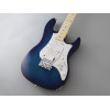 FGN FGEOS2ASHMSBB Electric Guitar, Expert Odyssey, Seethrough Blue Burst, Case