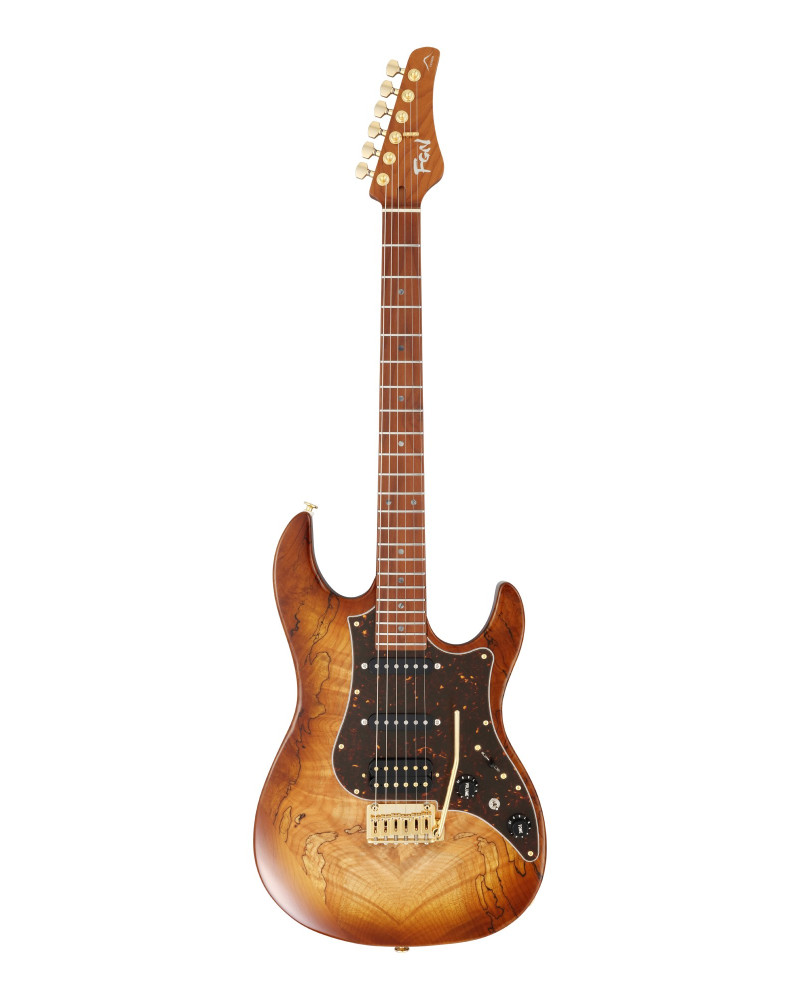 FGN FGEOS2EW1RMHCB Electric Guitar, Expert Odyssey EW, Hojicha Burst, Case