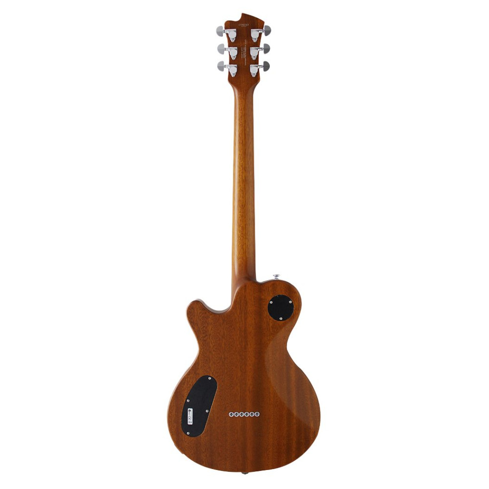 FGN FGFLFMVV Electric Guitar, Expert Flame Flamed Top, Vintage Violin, Case