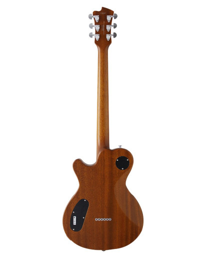 FGN FGFLFMVV Electric Guitar, Expert Flame Flamed Top, Vintage Violin, Case