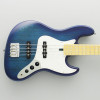 FGN FGJB100MBAHSBB Bass Guitar, Neo Classic JB-100, See-Thru Blue Burst, Gig Bag