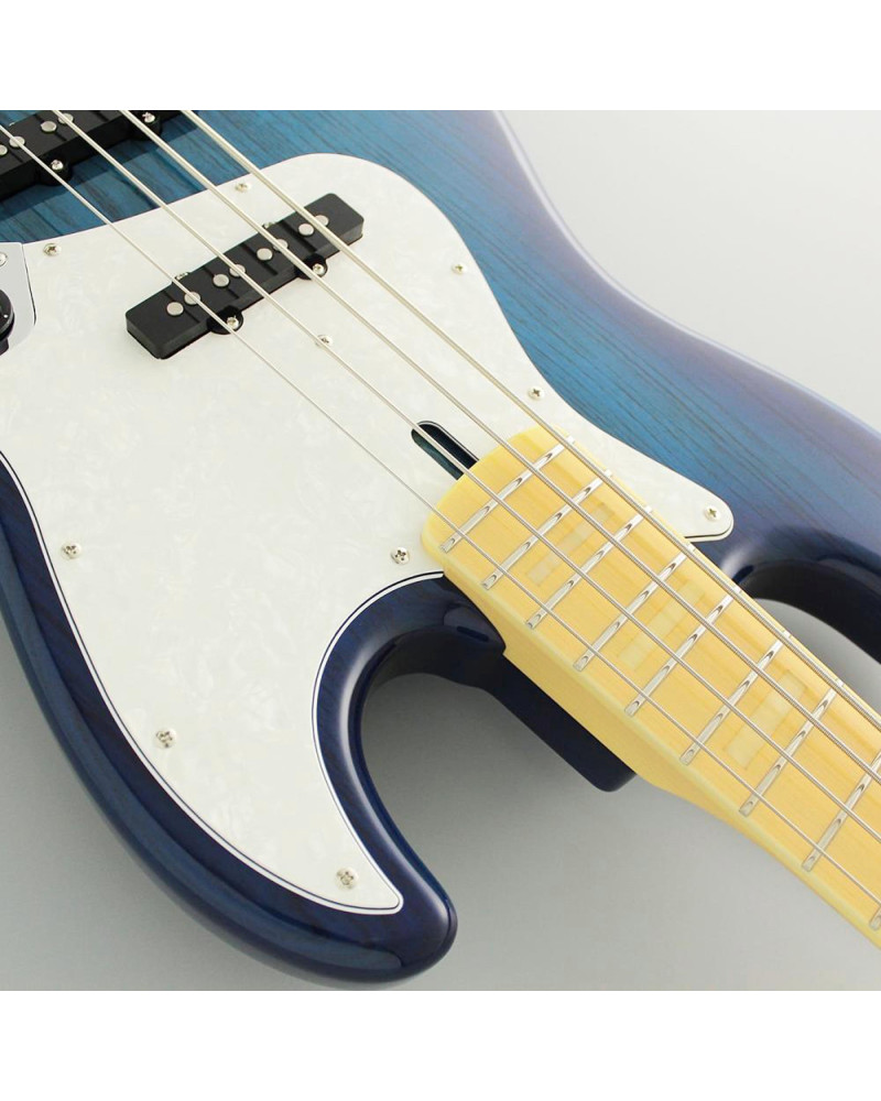 FGN FGJB100MBAHSBB Bass Guitar, Neo Classic JB-100, See-Thru Blue Burst, Gig Bag