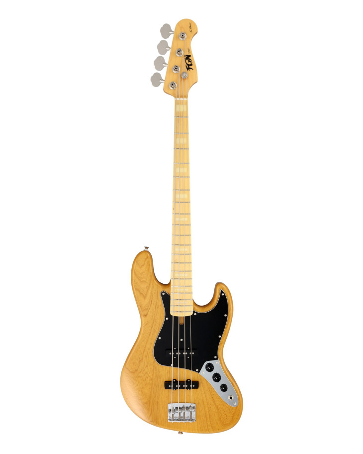 FGN FGJB100MBAHVNT Bass Guitar, Neo Classic JB-100, Vintage Natural, Gig Bag
