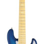FGN FGJB100MBAHVSBB Bass Guitar, Neo Classic JB-100, 5-String Bass, See-Thru Blue Burst, Gig Bag