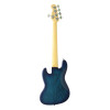 FGN FGJB100MBAHVSBB Bass Guitar, Neo Classic JB-100, 5-String Bass, See-Thru Blue Burst, Gig Bag