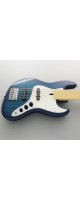 FGN FGJB100MBAHVSBB Bass Guitar, Neo Classic JB-100, 5-String Bass, See-Thru Blue Burst, Gig Bag