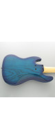 FGN FGJB100MBAHVSBB Bass Guitar, Neo Classic JB-100, 5-String Bass, See-Thru Blue Burst, Gig Bag