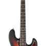 FGN FGJB100RAL3TS Bass Guitar, Neo Classic JB-100, 3Ton Sunburst, Gig Bag