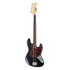 FGN FGJB100RALBK Bass Guitar, Neo Classic JB-100, Black, Gig Bag
