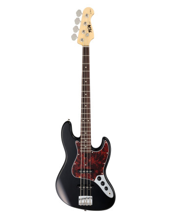 FGN FGJB100RALBK Bass Guitar, Neo Classic JB-100, Black, Gig Bag