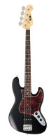 FGN FGJB100RALBK Bass Guitar, Neo Classic JB-100, Black, Gig Bag