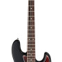 FGN FGJB100RALBK Bass Guitar, Neo Classic JB-100, Black, Gig Bag