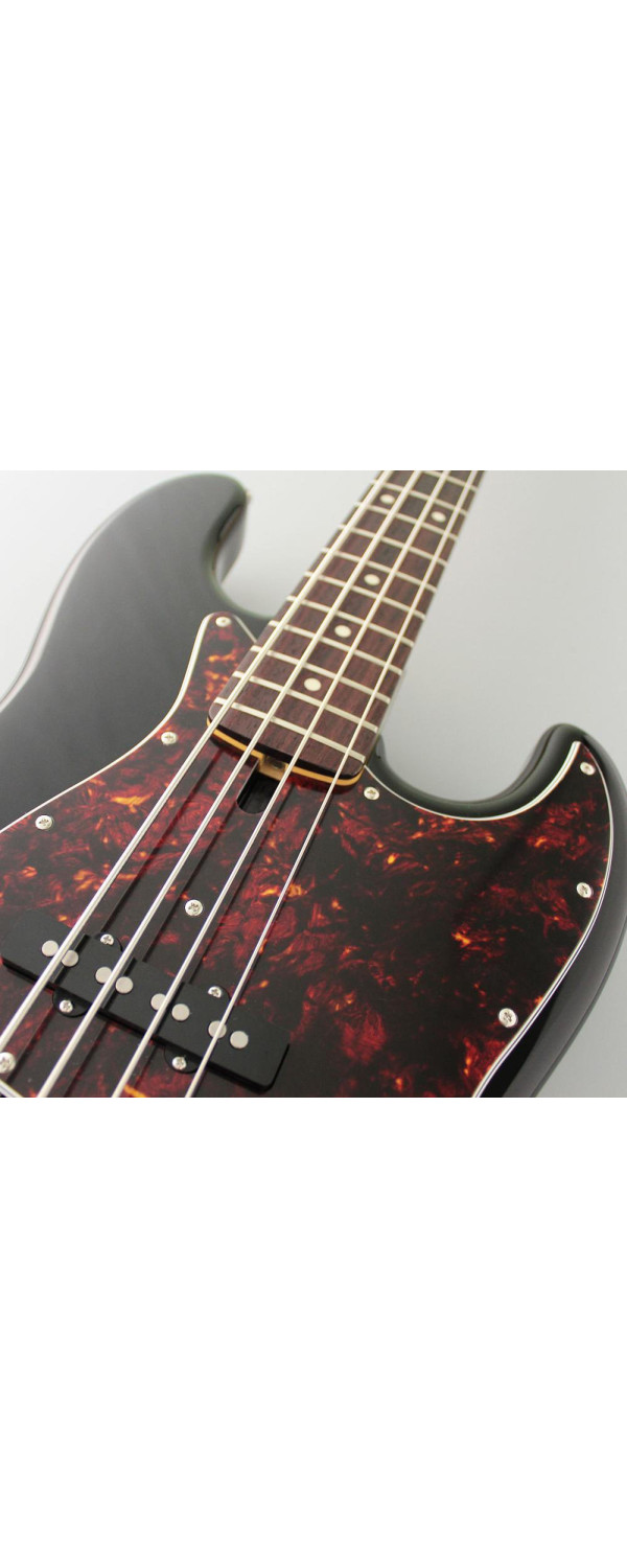 FGN FGJB100RALBK Bass Guitar, Neo Classic JB-100, Black, Gig Bag