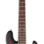 FGN FGJB100RALV3TS Bass Guitar, Neo Classic JB-100, 5-String, 3Tone Sunburst, Gig Bag