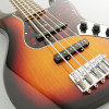 FGN FGJB100RALV3TS Bass Guitar, Neo Classic JB-100, 5-String, 3Tone Sunburst, Gig Bag