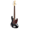 FGN FGJB100RALVBK Bass Guitar, Neo Classic JB-100, 5-String, Black, Gig Bag