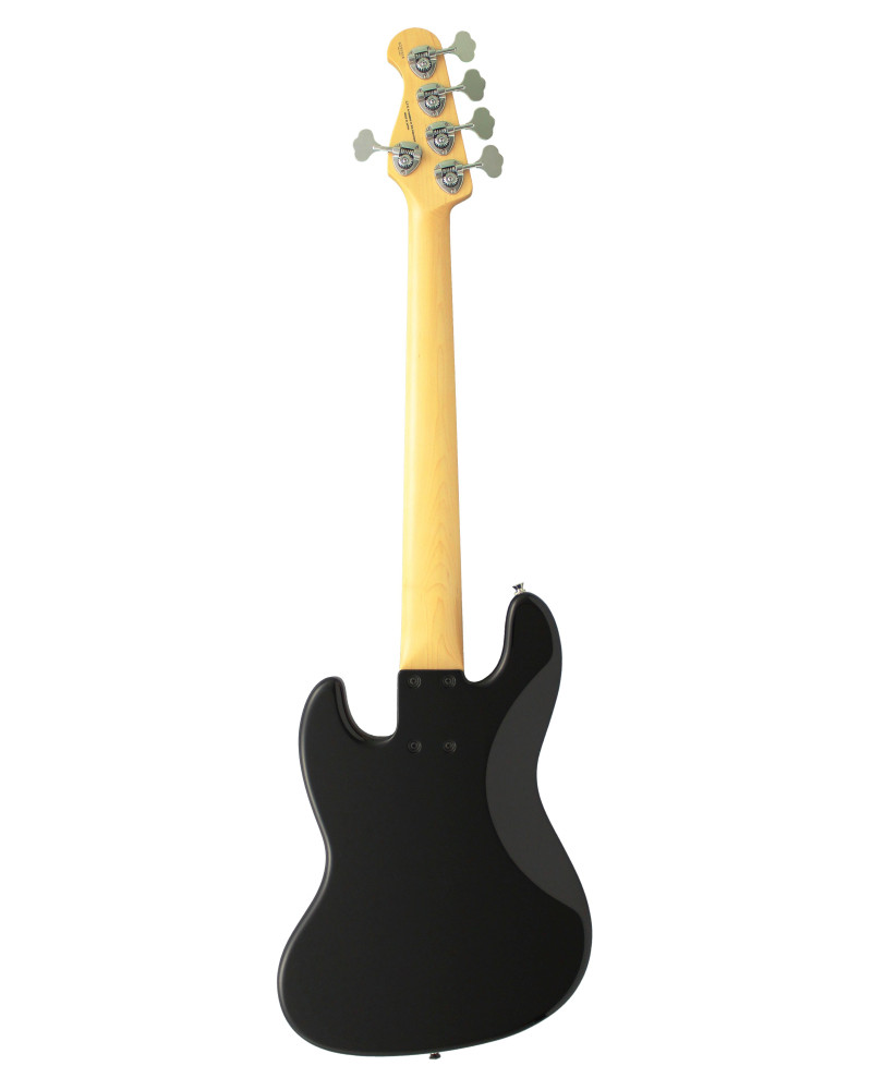 FGN FGJB100RALVBK Bass Guitar, Neo Classic JB-100, 5-String, Black, Gig Bag